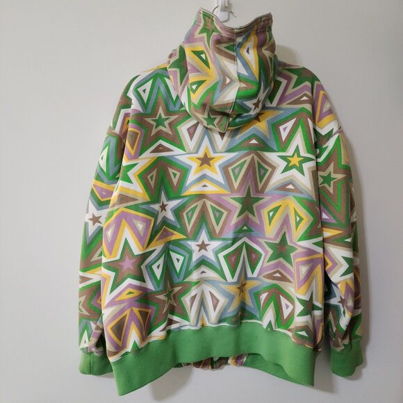 CLH Creating Limitless Heights Mens Full-Zip Hoodie Sweatshirt Y2K Stars Sz 2XL - Picture 6 of 13